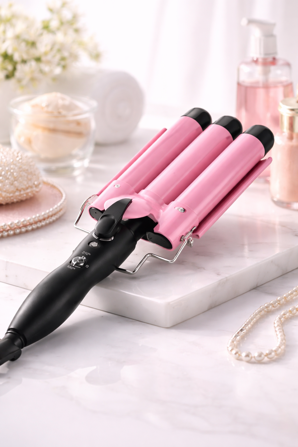 Onduladora Rizadora Profesional Triple Barril