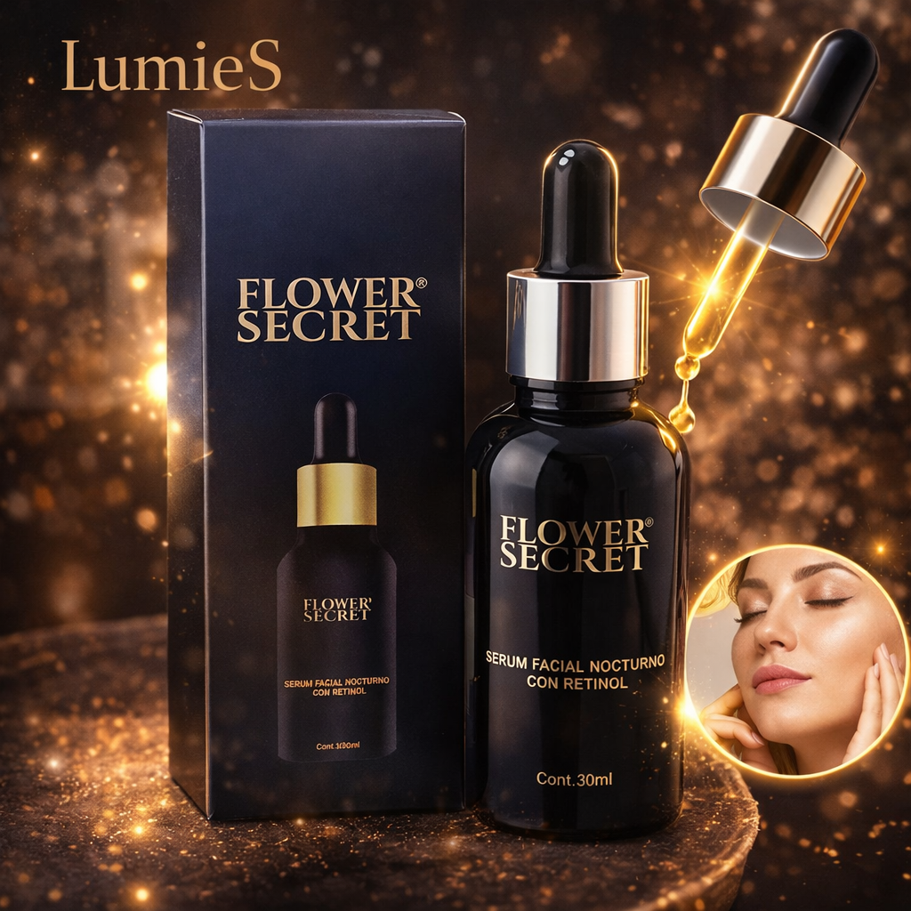 Sérum Facial Nocturno con Retinol 30 ml – Flower Secret