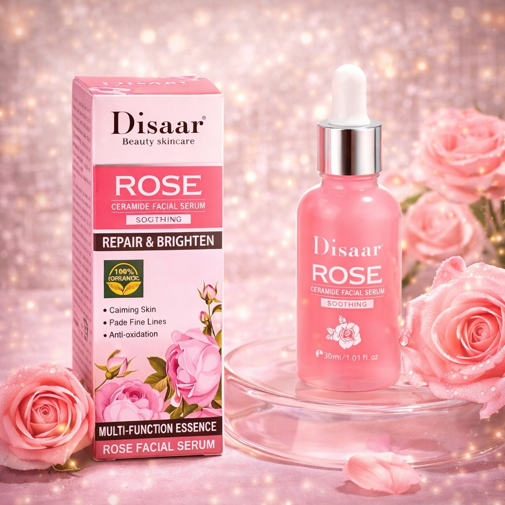 Sérum de Rosas con Ácido Hialurónico (30 ml) – Hidratación y Calma