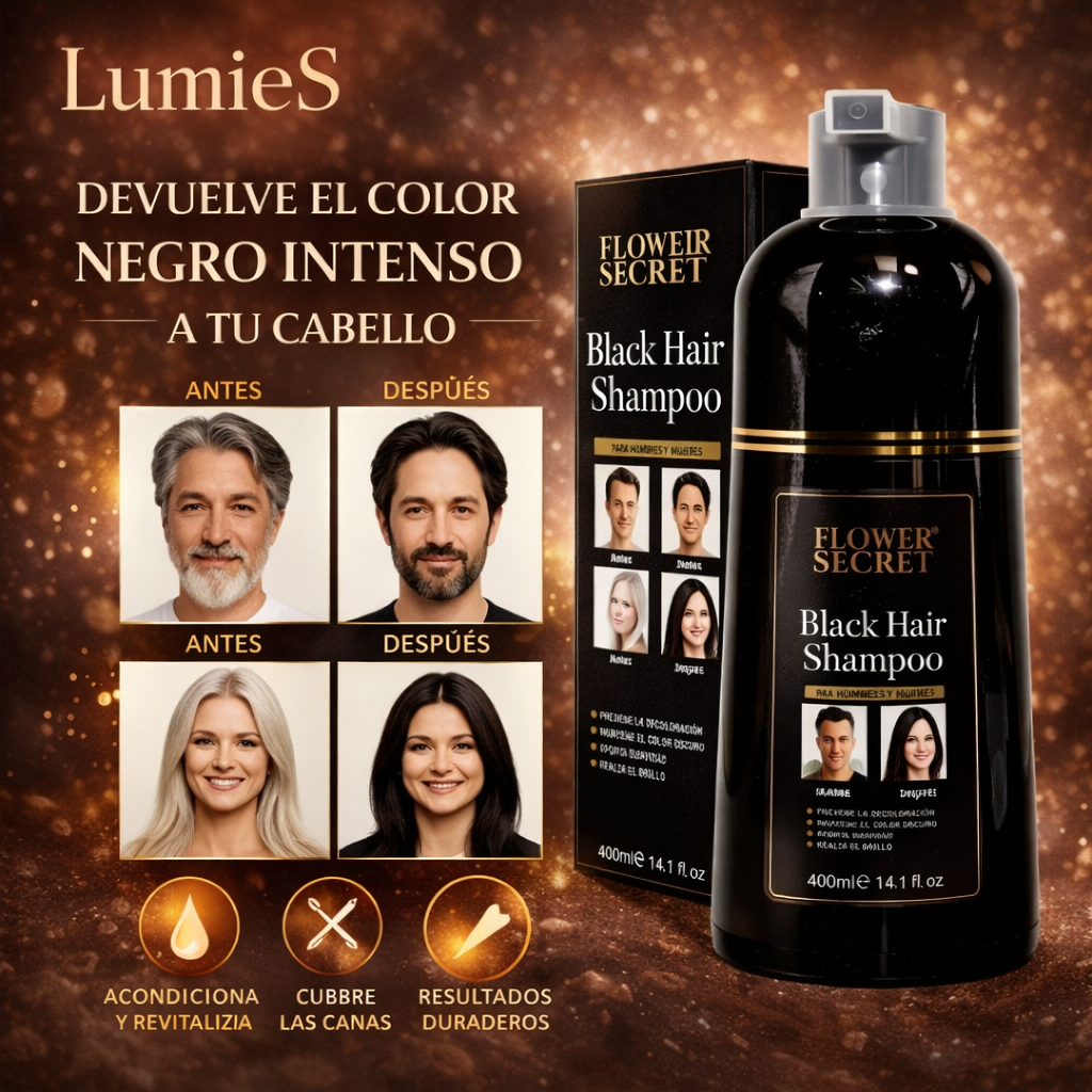 Shampoo Pinta Canas Flower Secret 400 ml | Cobertura gradual