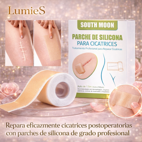 Cinta de Silicona para Cicatrices (Rollo 150 cm x 4 cm) – Reutilizable