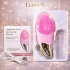 Cepillo Facial de Silicona Ultrasónico (Limpieza + Masaje)